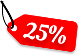 oferta del 25%